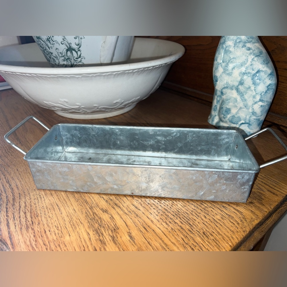 Small Galvanized Tray